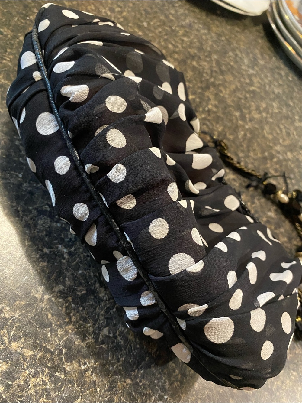 Mary Frances Cream and Black Beaded Shoulder Bag - Picture 3 of 9